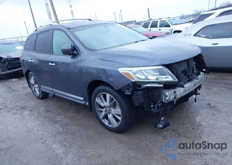 2013 Nissan Pathfinder Platinum from USA, damaged, VIN 5N1AR2MM9DC667698